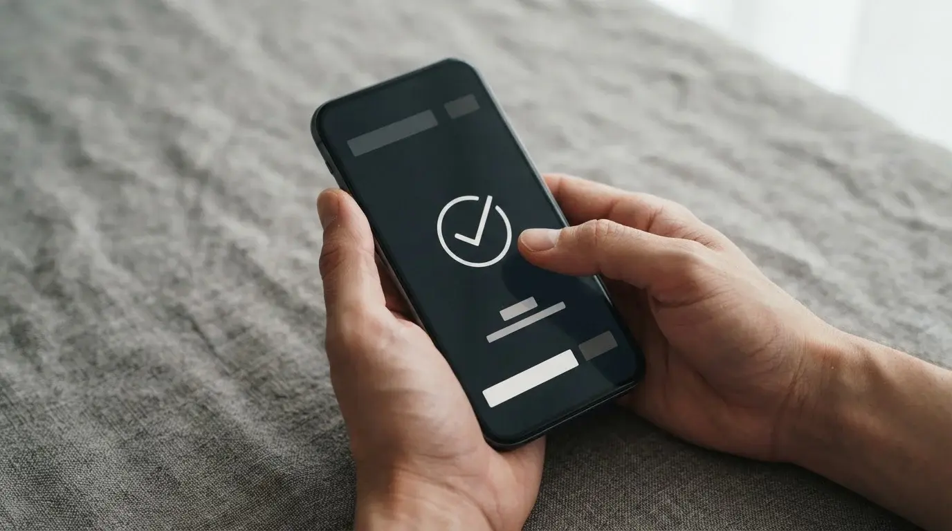 Smartphone mit Banking-App für schnelle Einzahlung bei Wettanbietern ohne Lastschrift