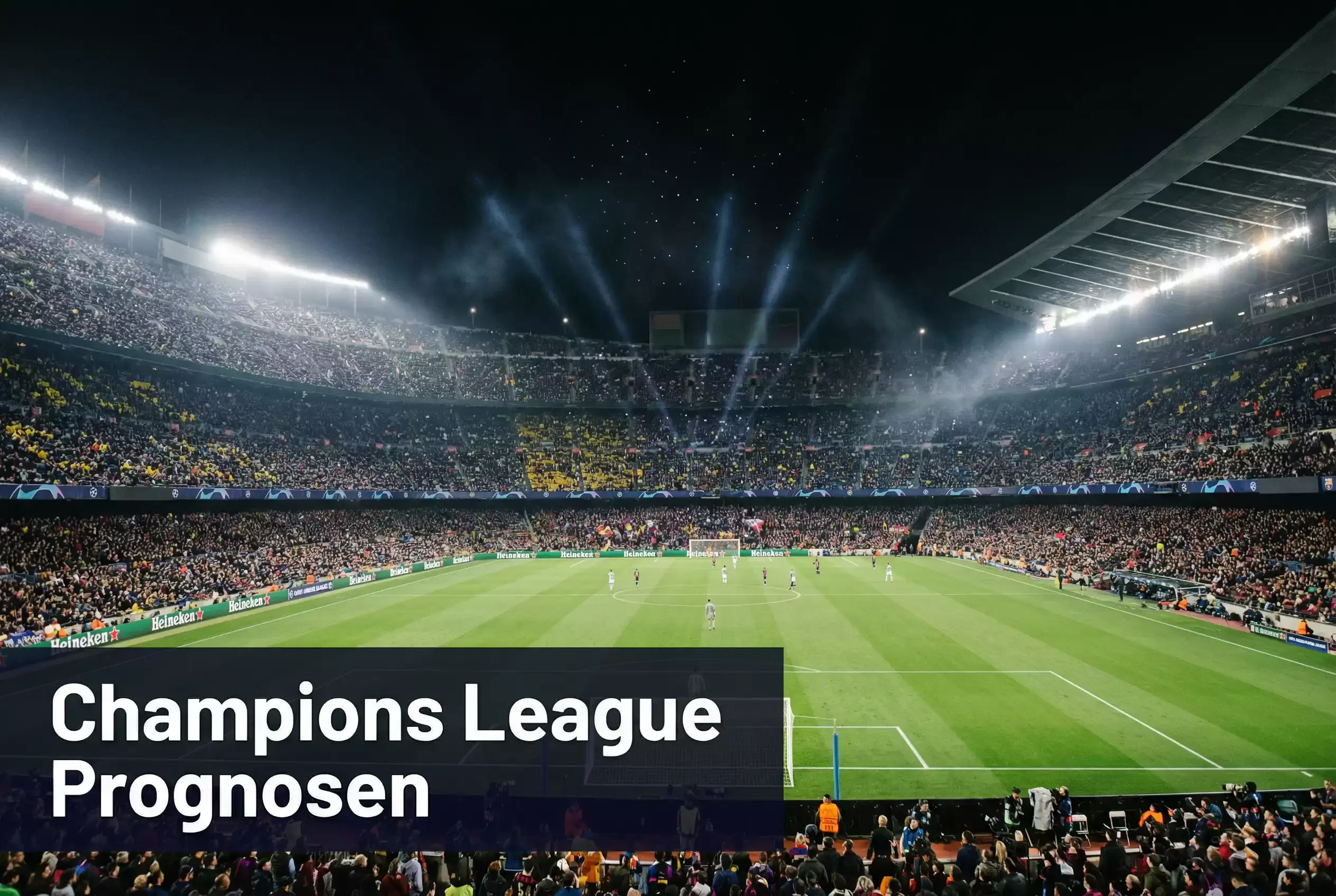 Champions League Vorhersagen – KI-Prognosen im Europapokal mit Datenanalyse