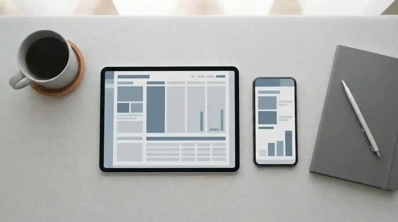 Mehrere Geräte zeigen verschiedene Wettanbieter-Interfaces im Vergleich